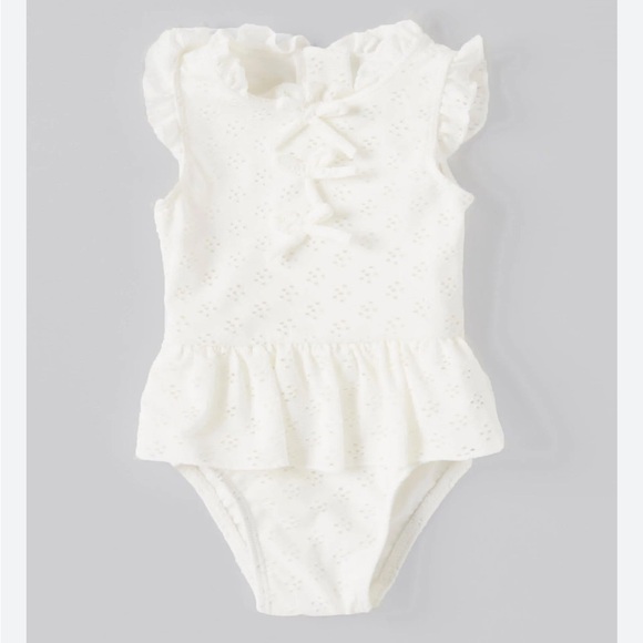 Edgehill Collection Other - NWT, Edgehill Collection x The Broke Brooke Size 6,Elle Eyelet Swims,Ivory